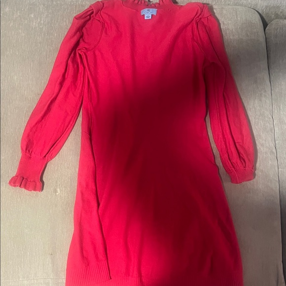Pink Long Sleeve Dress-Like New - Picture 1 of 2